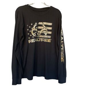 Realtree‎ by Northern Outpost Mens Shirt Large Hunting Camo Logo Outdoor